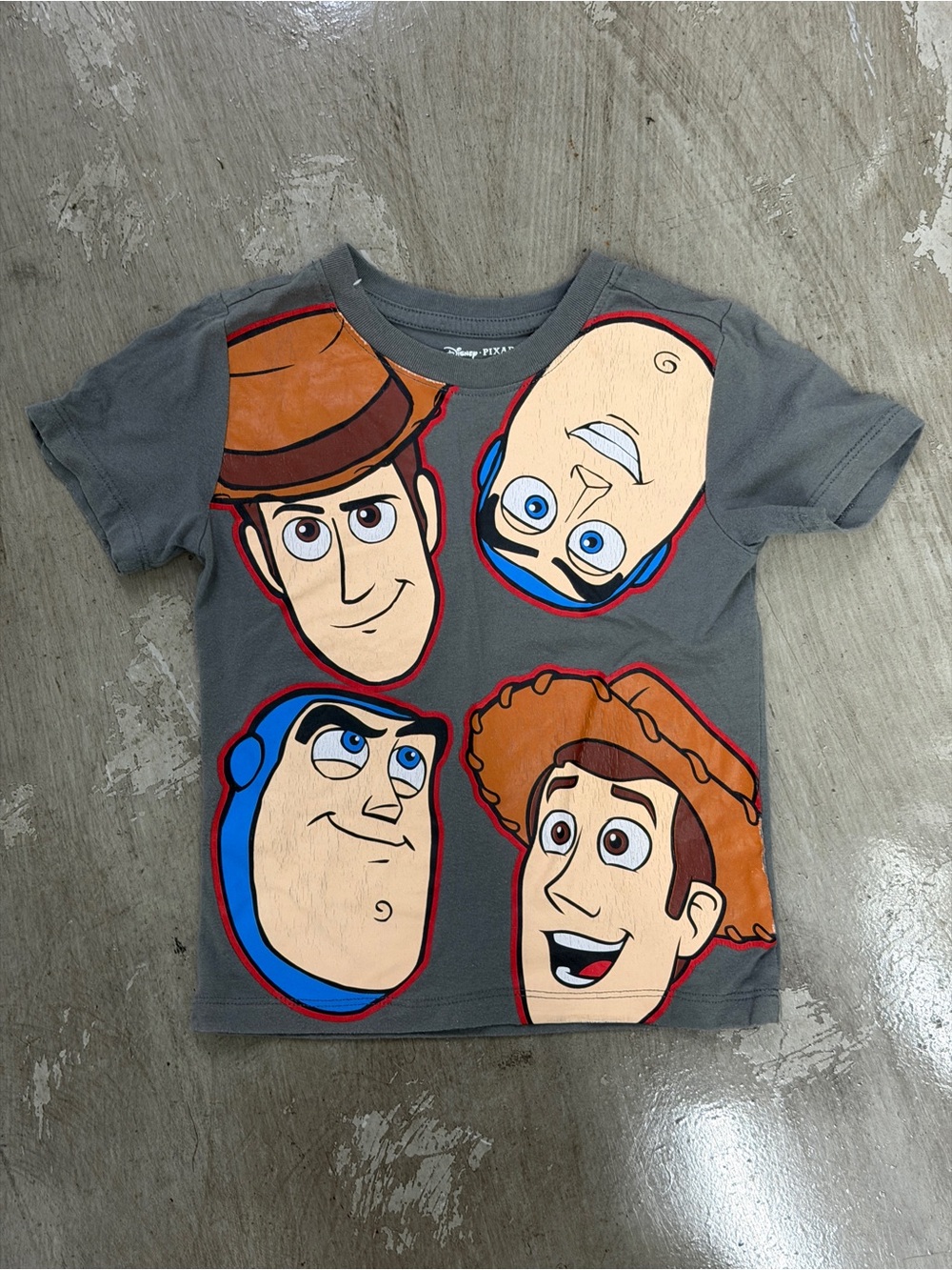 Disney Pixar Toy Story T-Shirt‎ Gray Kids Size 5⁠ SKU0048